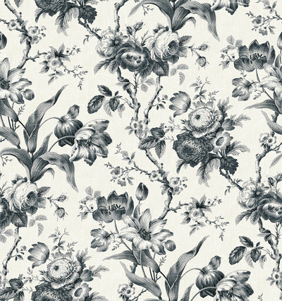 product image of En Rose Wallpaper in Poppy Seed 56