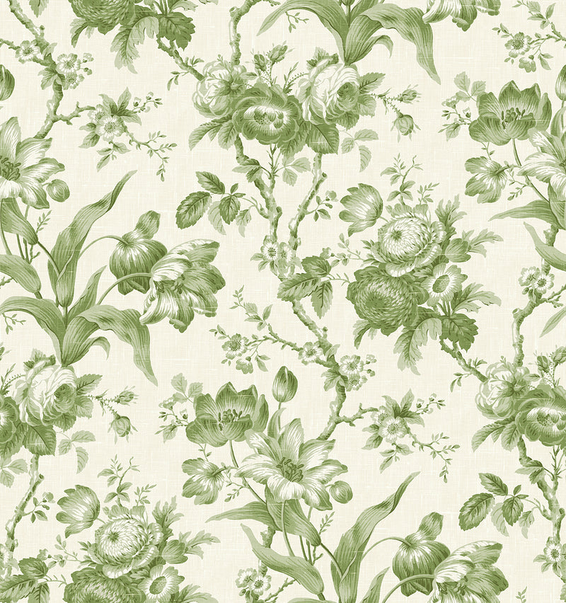 media image for En Rose Wallpaper in Pomme 26