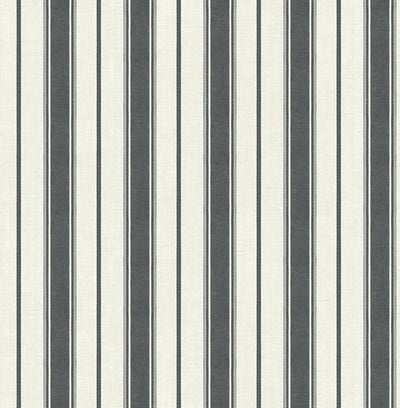 product image of Eliott Linen Stripe Wallpaper in Poppy Seed 536