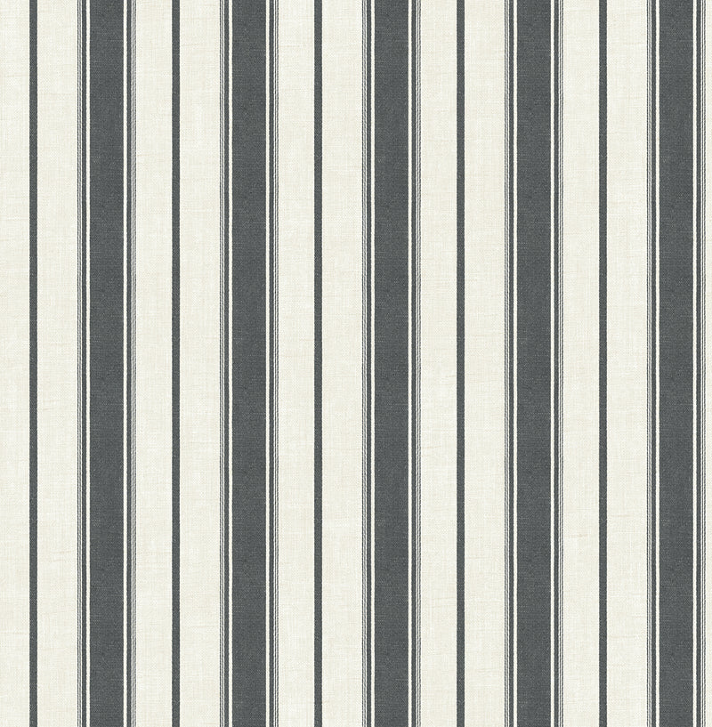 media image for Eliott Linen Stripe Wallpaper in Poppy Seed 295