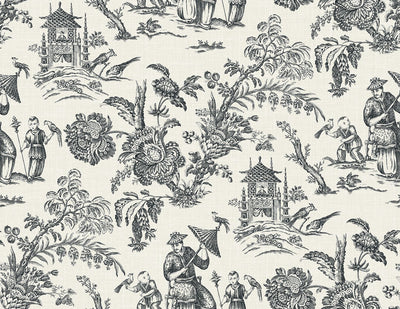 product image for Colette Chinoiserie Wallpaper in Poppy Seed 53