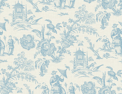 product image for Colette Chinoiserie Wallpaper in Bleu Bisque 37