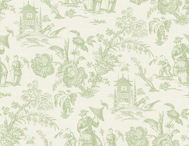 media image for Colette Chinoiserie Wallpaper in Herb 255