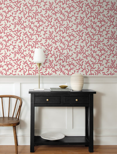product image for Corail Wallpaper in Antique Ruby 58