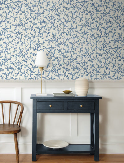 product image for Corail Wallpaper in Denim Wash 48