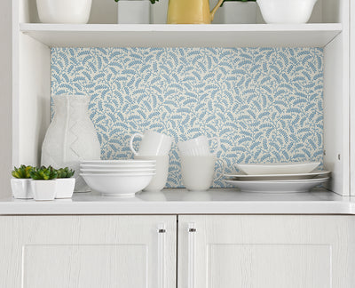 product image for Cossette Wallpaper in Bleu Bisque 85