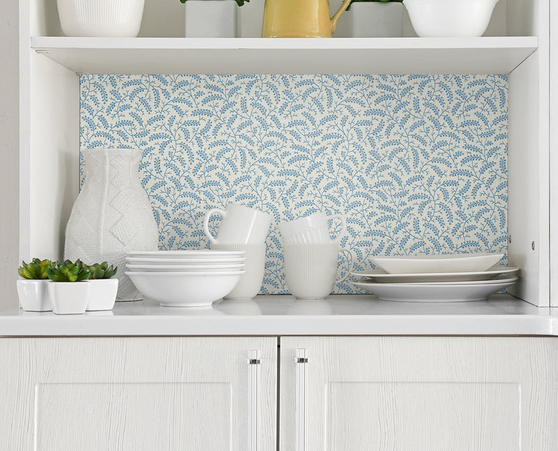 media image for Cossette Wallpaper in Bleu Bisque 240