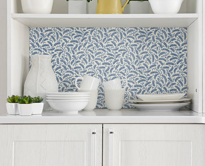 product image for Cossette Wallpaper in Denim Wash 19