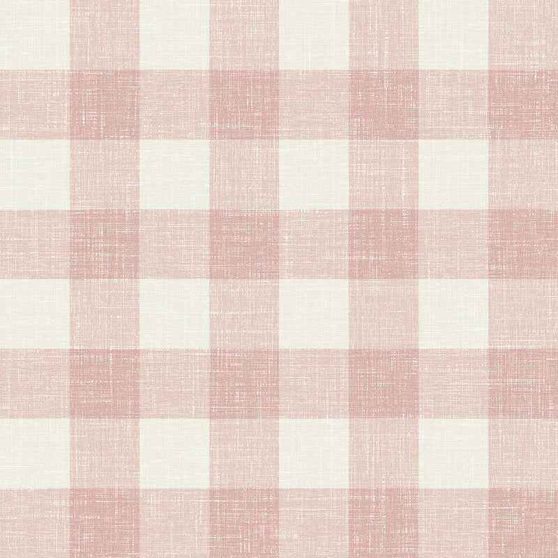 media image for Bebe Gingham Wallpaper in Rustic Rouge 272