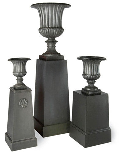 media image for Fluted Urn Planters in Faux Lead design by Capital Garden Products 255