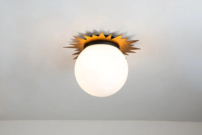 product image for soleil star shaped led flush mount by lucas mckearn fm90417g 15 3 5