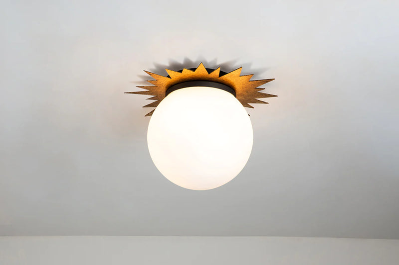 media image for soleil star shaped led flush mount by lucas mckearn fm90417g 15 3 220