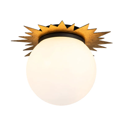 product image for soleil star shaped led flush mount by lucas mckearn fm90417g 15 1 14