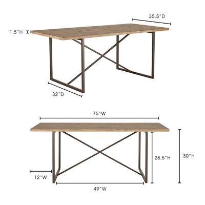 product image for Sierra Dining Table 6 24