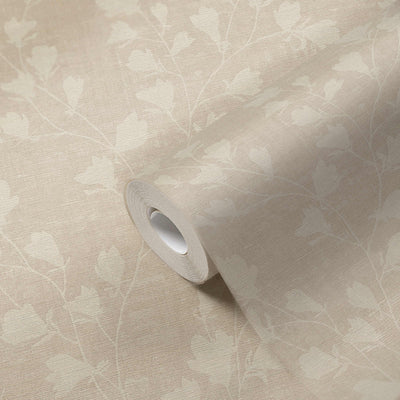 product image for Floral Trail Motif Wallpaper in Cream/Beige 5