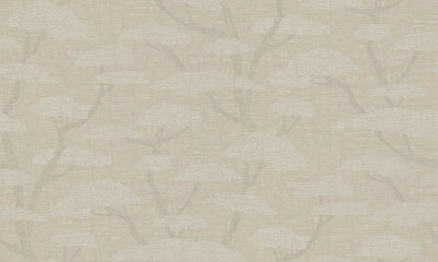 product image of Chinoiserie Tree Motif Wallpaper in Beige 563