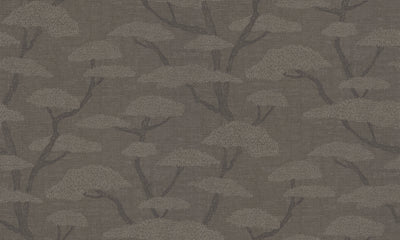 product image of Chinoiserie Tree Motif Wallpaper in Charcoal 55