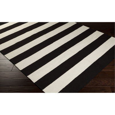 product image for Frontier FT-295 Hand Woven Rug in Ivory & Black by Surya 79
