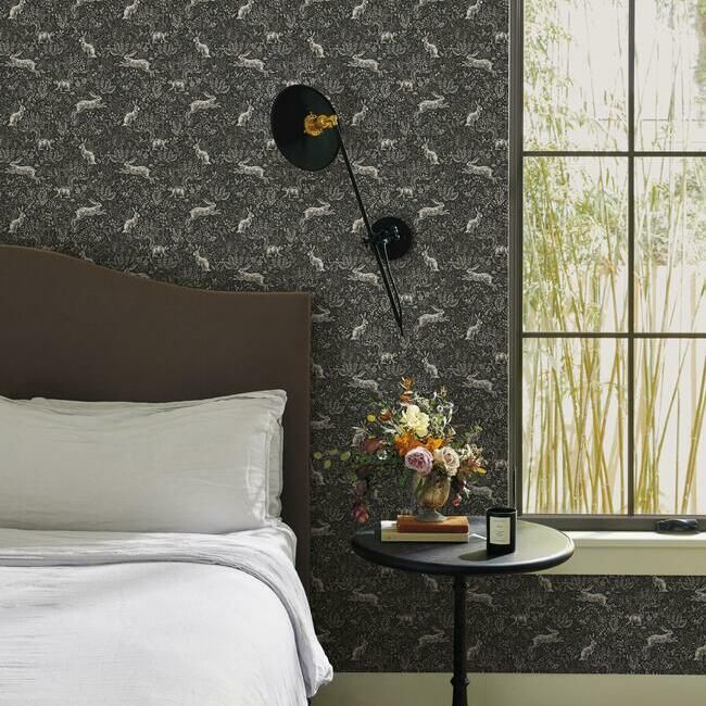 media image for Fable Wallpaper in Black and White from the Rifle Paper Co. Collection by York Wallcoverings 217