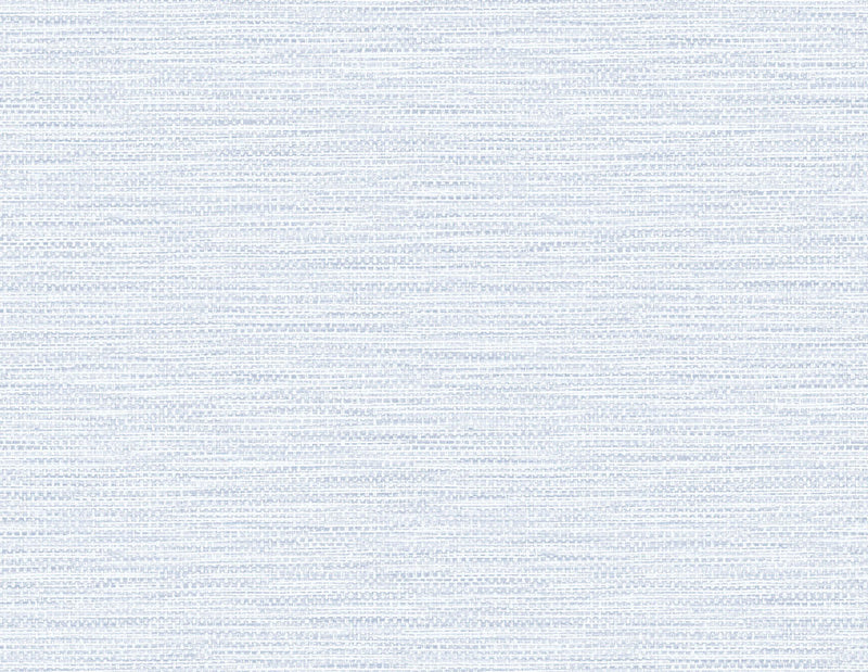 media image for Faux Linen Weave Wallpaper in Blue Frost from the Luxe Retreat Collection by Seabrook Wallcoverings 267