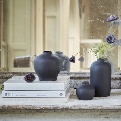 product image for ceramic blossom vase smoke 6 24
