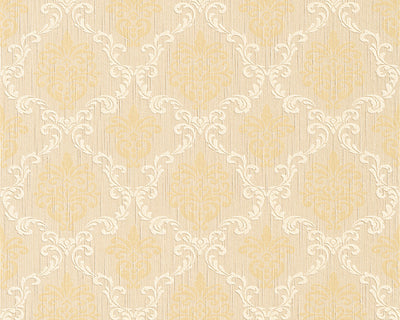 product image of Floral Trellis Wallpaper in Beige and Yellows design by BD Wall 585