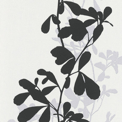 product image of Foliage Wallpaper in Black and Grey design by BD Wall 571