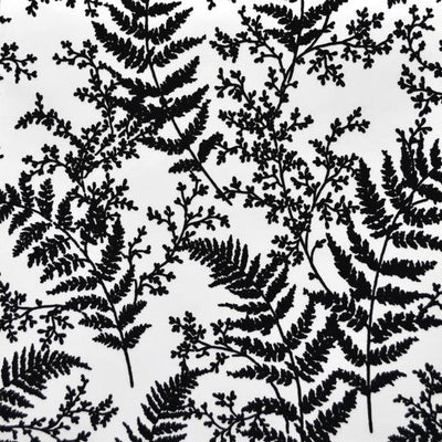 product image for Forest Fern Flock Wallpaper in Black from Magnolia Home Vol. 2 by Joanna Gaines 23
