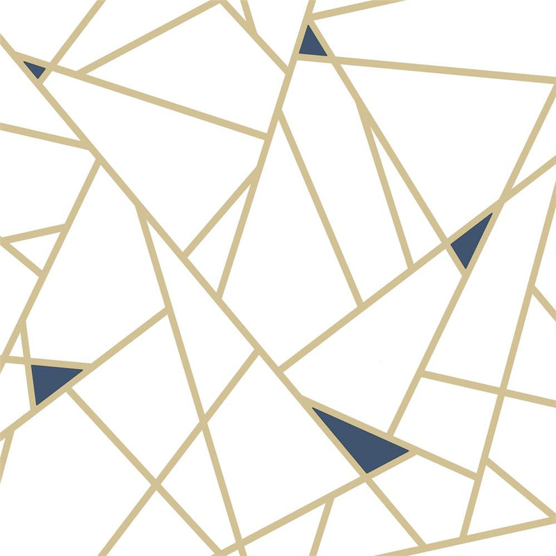 media image for Fracture Peel & Stick Wallpaper in Gold by RoomMates for York Wallcoverings 255