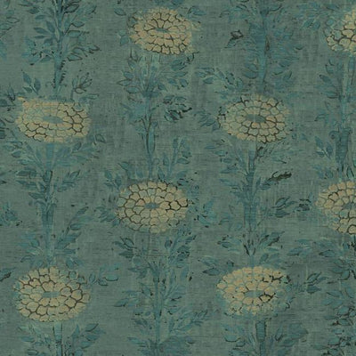 product image of Teal and Gold from the Tea Garden Collection by Ronald Redding for York Wallcoverings 589