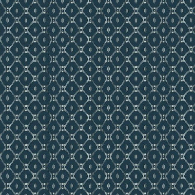 product image of Fretwork Wallpaper in Blue from the Tea Garden Collection by Ronald Redding for York Wallcoverings 510