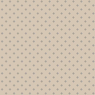 product image for Miniature Dotty Flowers Beige/Navy Wallpaper from the Kitchen Recipes Collection by Galerie Wallcoverings 90
