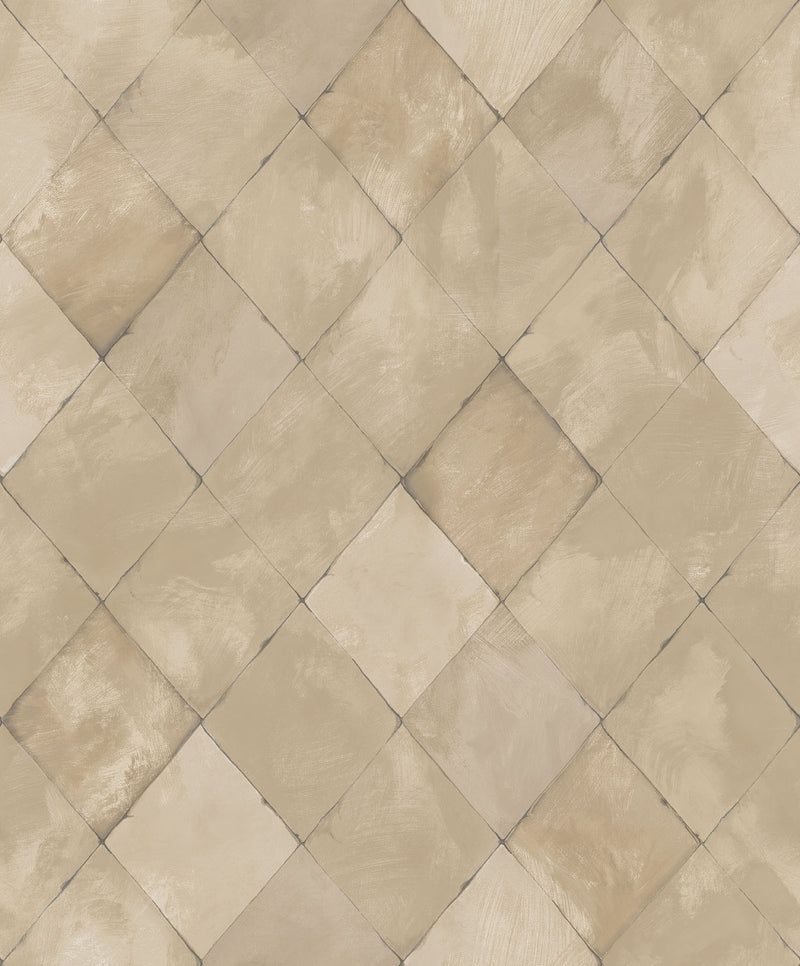 media image for Country House Tiles Deep Cream Wallpaper from the Kitchen Recipes Collection by Galerie Wallcoverings 258