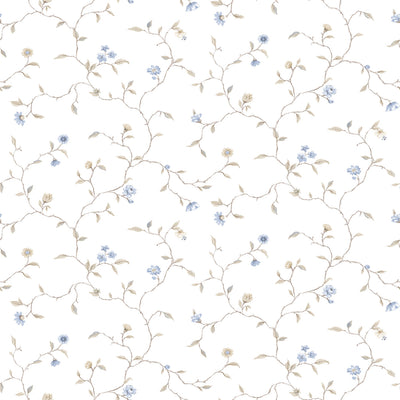 product image for Trailing Flowers Beige/Blue Wallpaper from the Kitchen Recipes Collection by Galerie Wallcoverings 31