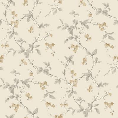 product image for Trailing Flowers Beige/Grey Wallpaper from the Kitchen Recipes Collection by Galerie Wallcoverings 79