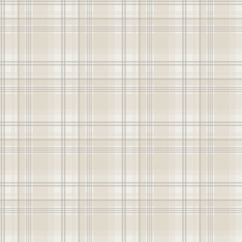 media image for Checked Beige/Grey Wallpaper from the Kitchen Recipes Collection by Galerie Wallcoverings 250