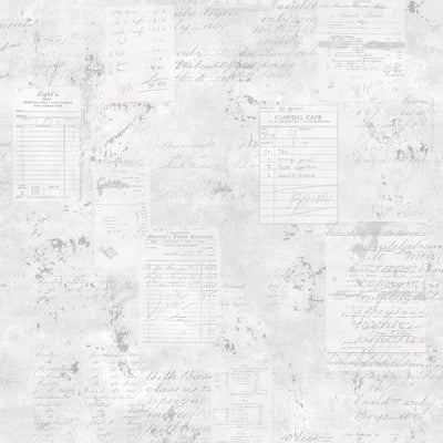 product image for Café Receipts Grey/White Wallpaper from the Kitchen Recipes Collection by Galerie Wallcoverings 42