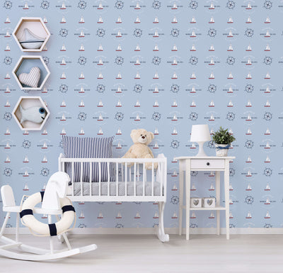 product image for Deauville Sky Wallpaper from the Deauville 2 Collection by Galerie Wallcoverings 7