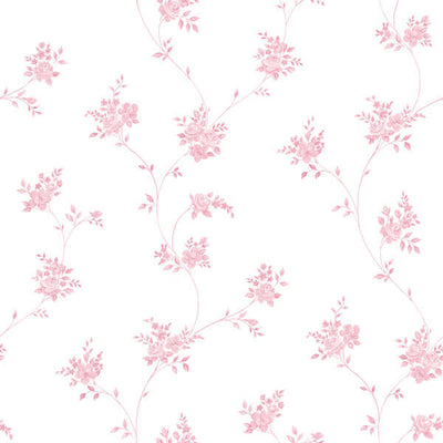 product image of Floral Trail Wallpaper in Pink 594