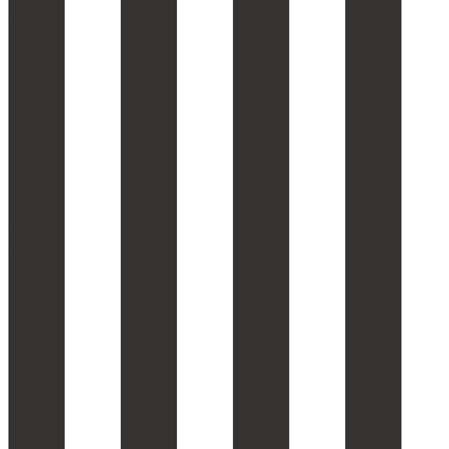 Shop Regency Stripe Black Wallpaper from the Deauville 2 Collection ...