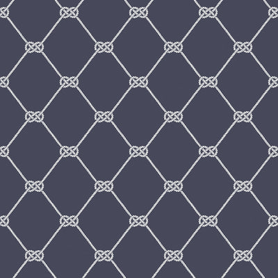 product image for Rope Navy Wallpaper from the Deauville 2 Collection by Galerie Wallcoverings 0