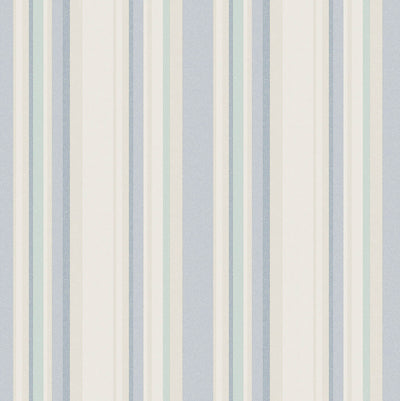 product image of Multi Stripe Wallpaper in Blue 568