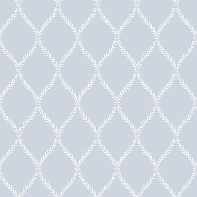 product image of Geometric Trellis Grey/White Wallpaper from the Vintage Roses Collection by Galerie Wallcoverings 56