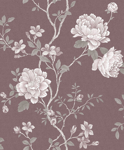 product image for Large Rose Trail Pink/Red Wallpaper from the Vintage Roses Collection by Galerie Wallcoverings 35