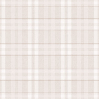 product image of sample tartan beige wallpaper from the vintage roses collection by galerie wallcoverings 1 557