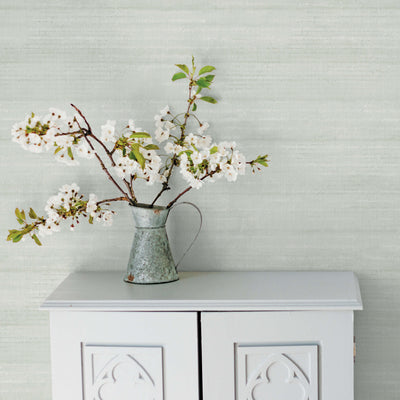 product image for Faded Calligraphy Chalky Green Wallpaper from the Vintage Roses Collection by Galerie Wallcoverings 98