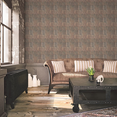 product image for Steel Plates Bronze Wallpaper from the Grunge Collection by Galerie Wallcoverings 18