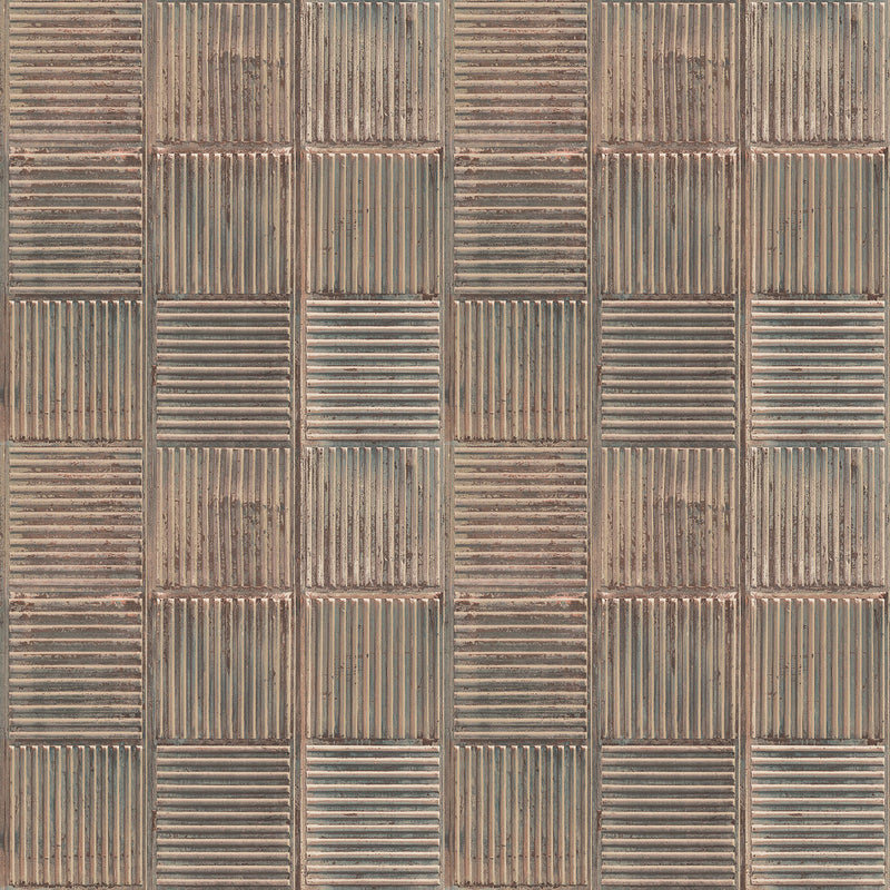 media image for Steel Plates Bronze Wallpaper from the Grunge Collection by Galerie Wallcoverings 219