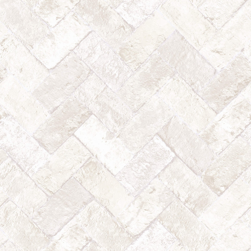 media image for Herringbone Brick Beige Wallpaper from the Just Kitchens Collection by Galerie Wallcoverings 247