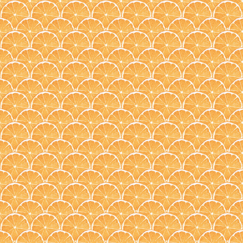 media image for Lemon Scallop Orange Wallpaper from the Just Kitchens Collection by Galerie Wallcoverings 250